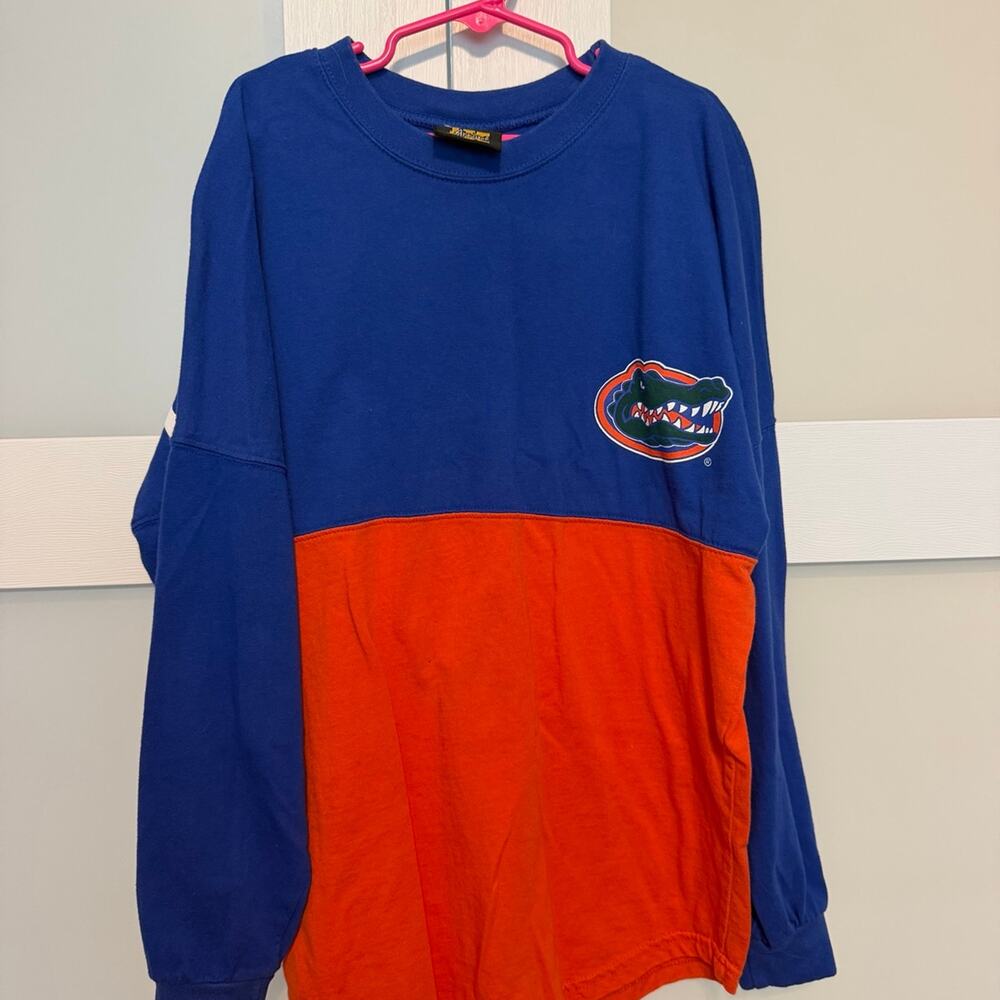 Florida Gators Youth Small Long Sleeve Shirt Blue Orange GATORS NCAA J Apparel